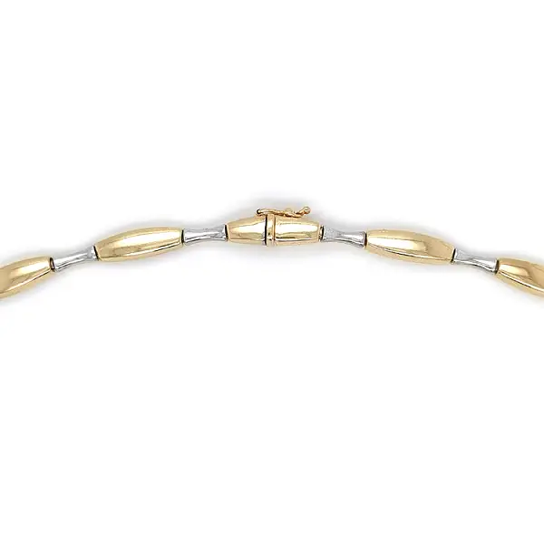 Damen-Halskette aus Kombinationsgold