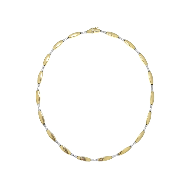 Damen-Halskette aus Kombinationsgold