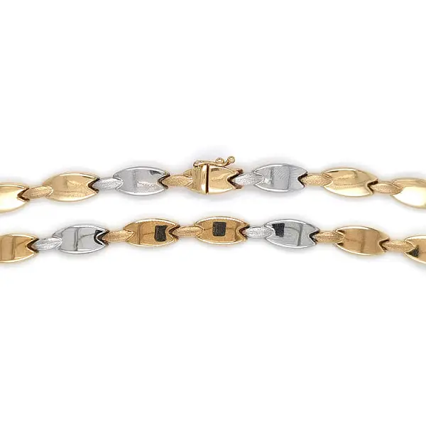 Damen-Halskette aus Kombinationsgold