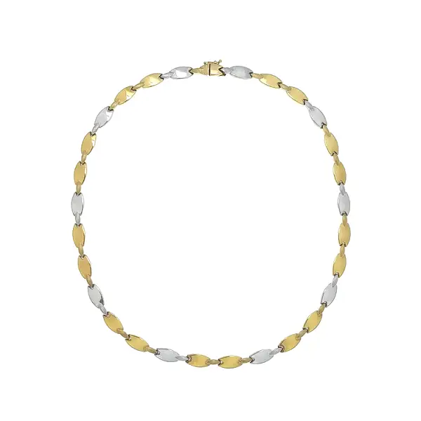 Damen-Halskette aus Kombinationsgold