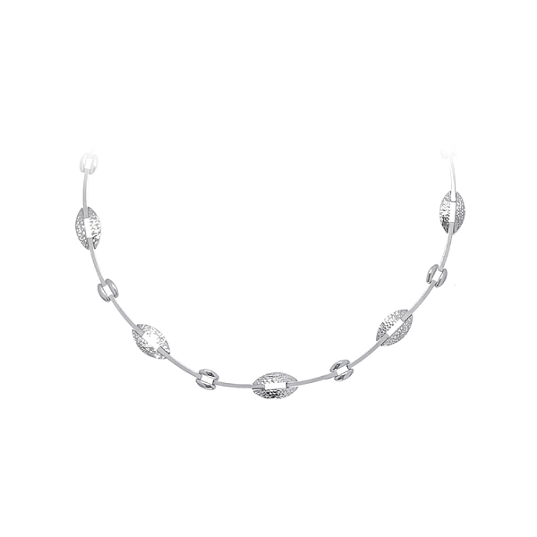 Damen Weißgold Halskette