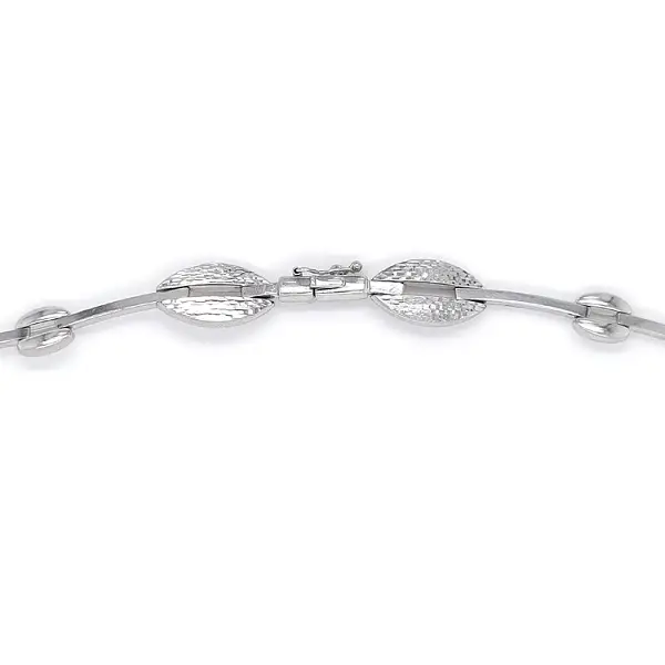 Damen Weißgold Halskette