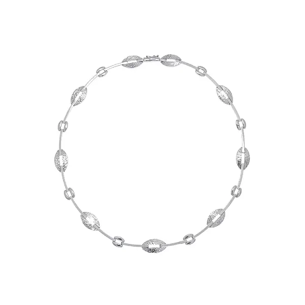 Damen Weißgold Halskette