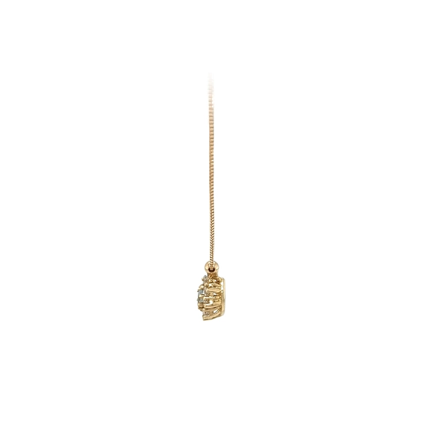 Goldhalskette mit Zirkonen