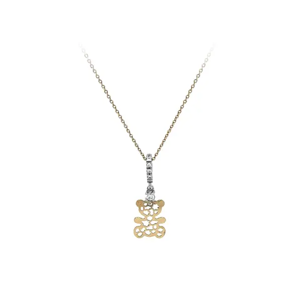 Gold Halskette Teddybär von Combined Gold