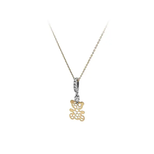 Gold Halskette Teddybär von Combined Gold