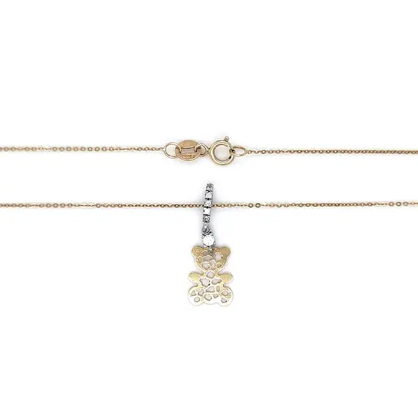 Gold Halskette Teddybär von Combined Gold