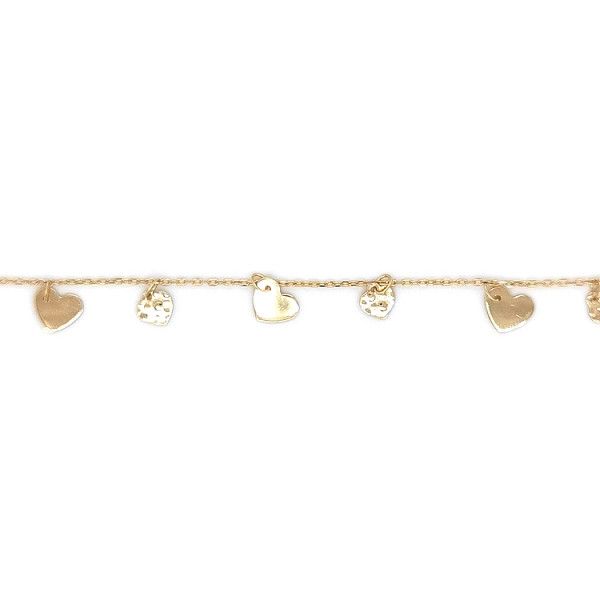 Gold Damen Halskette Herzen