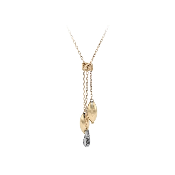 Halskette mit Zirkonias in Gold