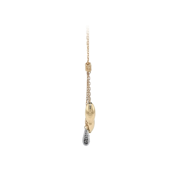 Halskette mit Zirkonias in Gold