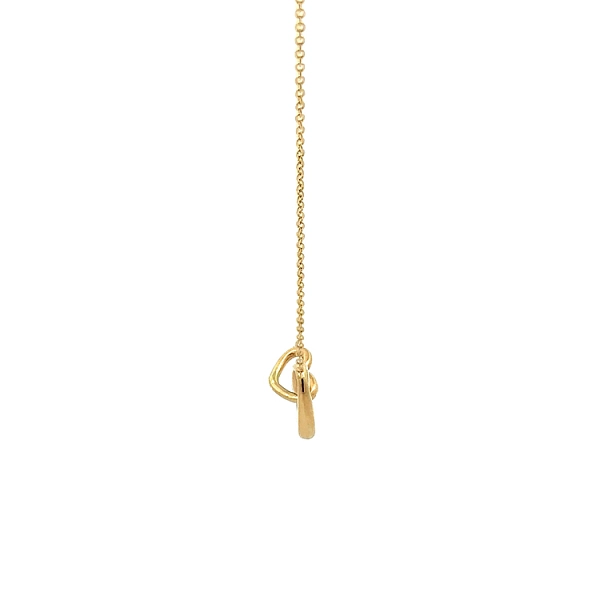 Gold Halskette Linked Hearts