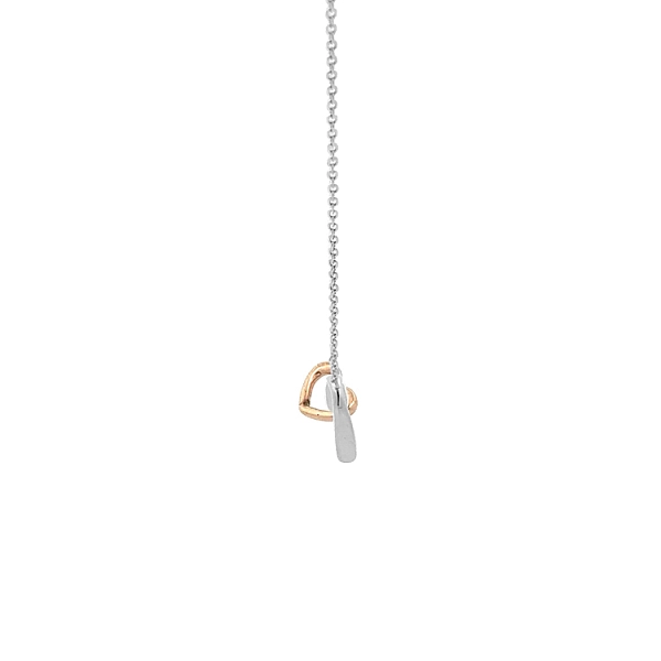 Gold Halskette Linked Hearts