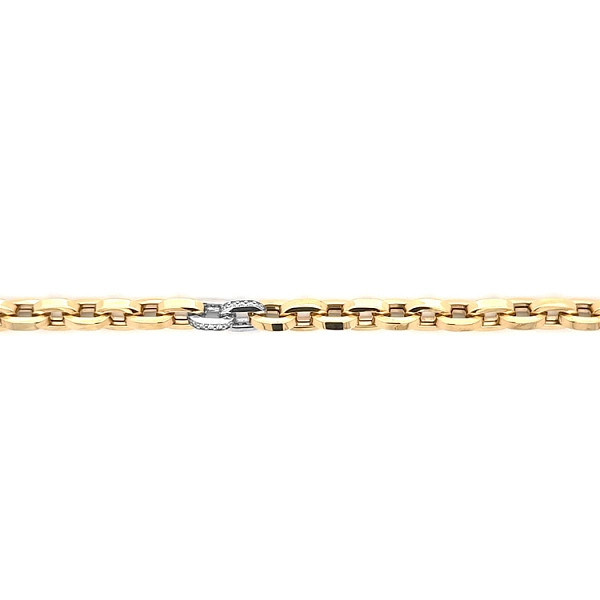 Goldhalskette mit Zirkonen