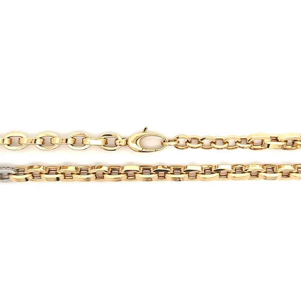 Goldhalskette mit Zirkonen