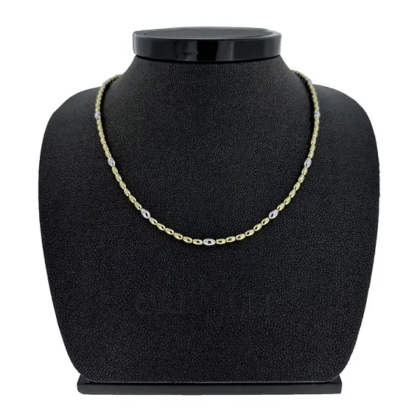 Halskette aus kombiniertem Gold