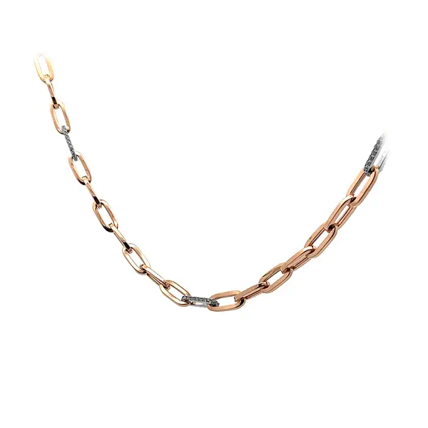 Damenhalskette aus Kombinationsgold