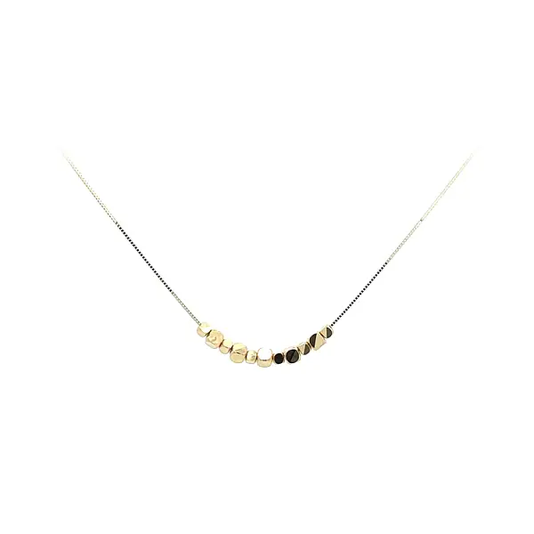 Goldwürfel-Halskette