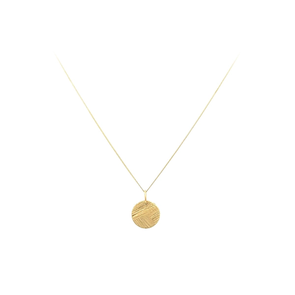 Gold Halskette Kreis