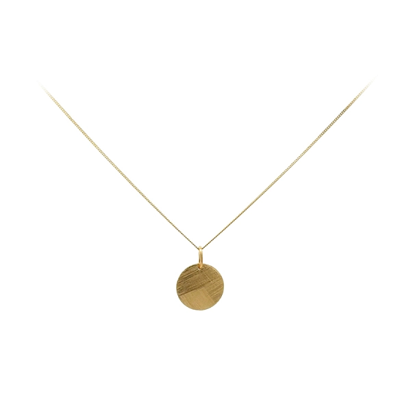 Gold Halskette Kreis