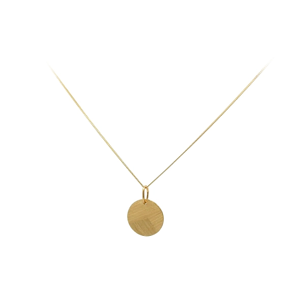 Gold Halskette Kreis