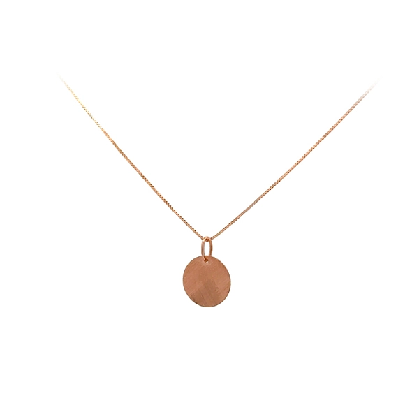 Rose Gold Ring Halskette