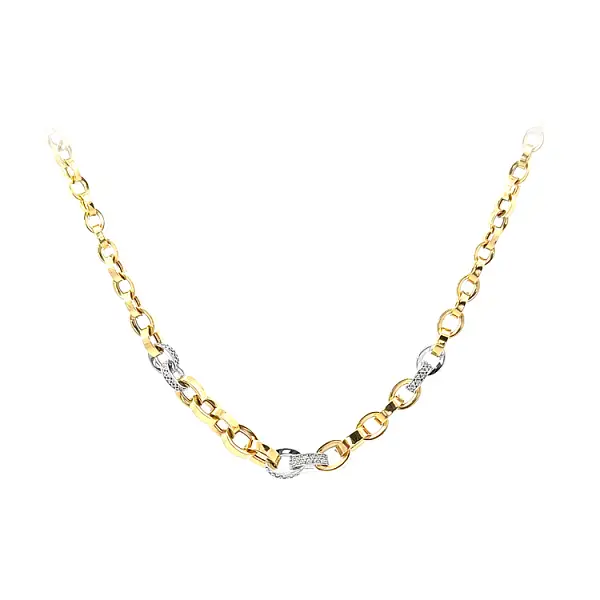 Halskette mit Zirkonen in Gold