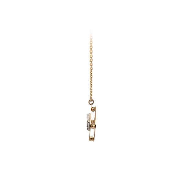 Goldhalskette mit Zirkonen