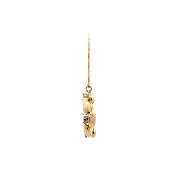 Goldhalskette mit Zirkonen