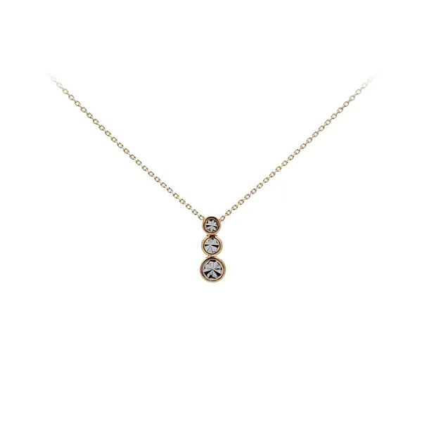 Halskette aus kombiniertem Gold