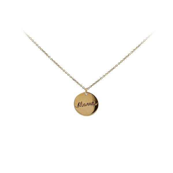Goldene Halskette Mama