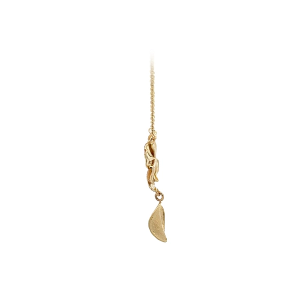 Gold-Halskette mit Emaille