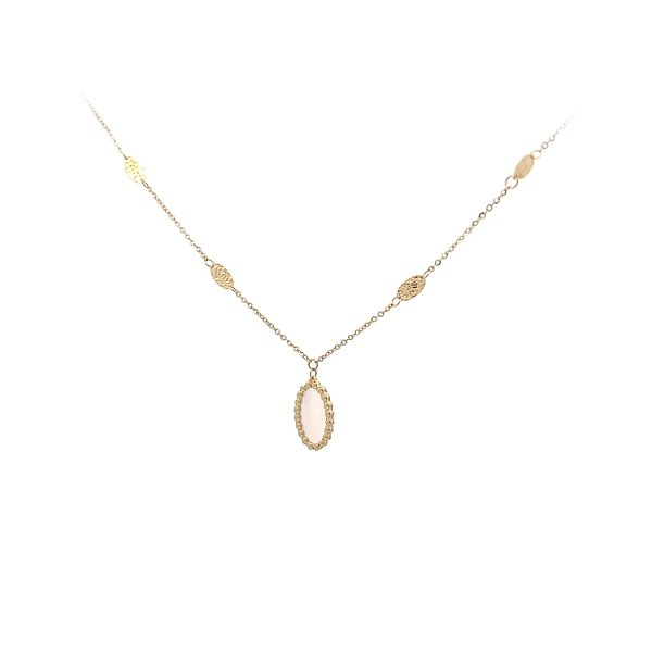 Gold Halskette mit Perle
