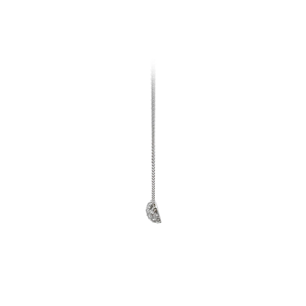 Halskette mit Zirkonen aus Weißgold