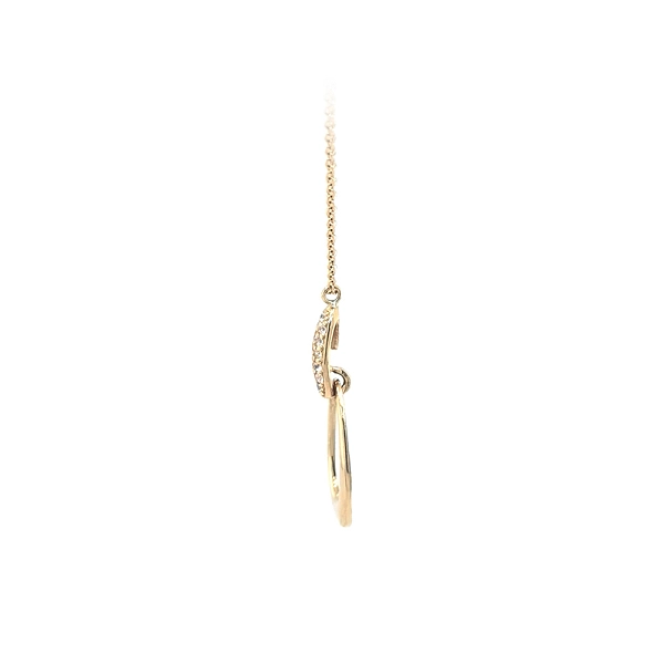 Goldhalskette mit Zirkonen