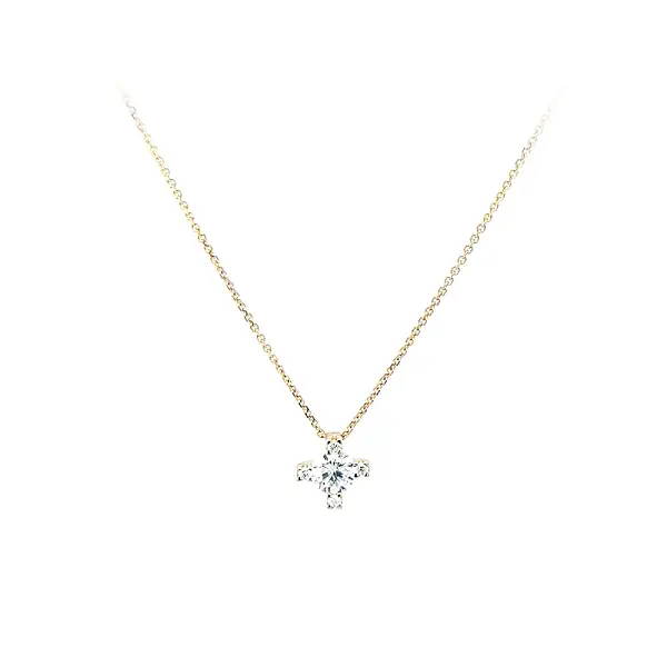 Goldhalskette mit Zirkonen
