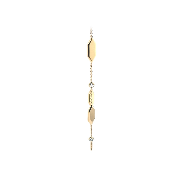 Goldhalskette mit Zirkonen