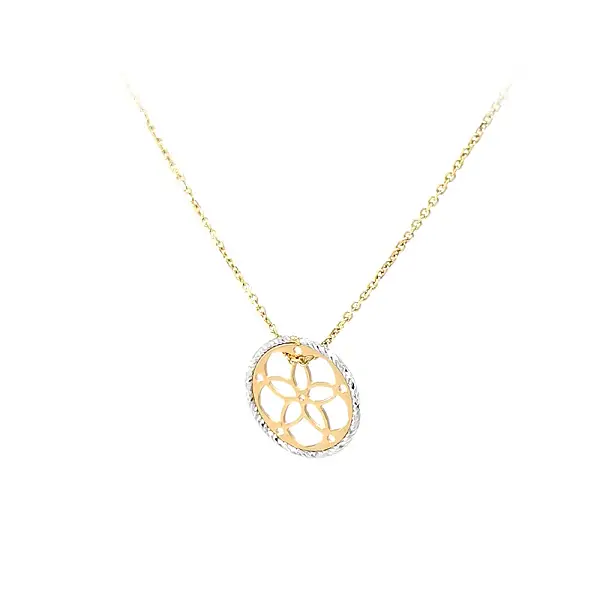 Halskette aus kombiniertem Gold