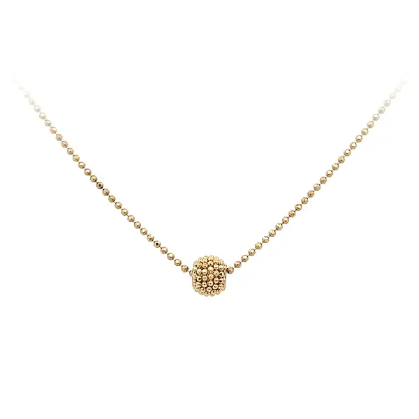 Gold Halskette Perlen