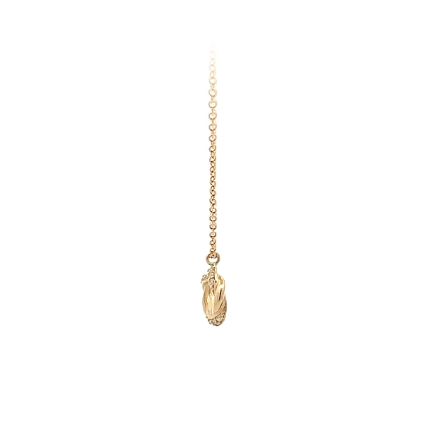 Goldhalskette mit Zirkonen