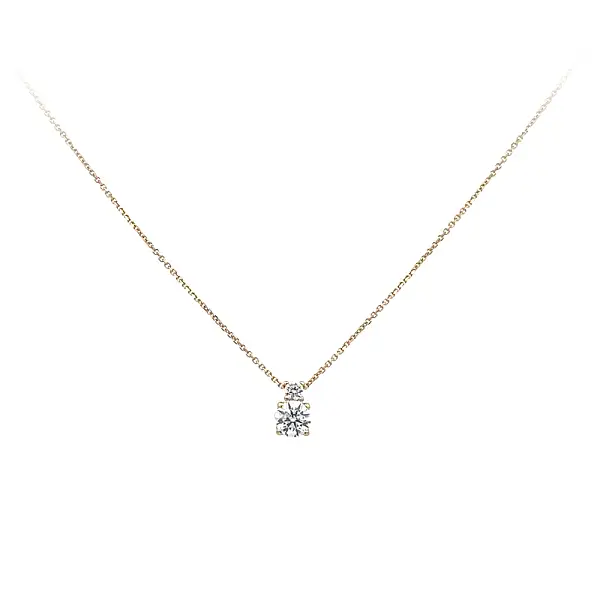 Goldhalskette mit Zirkonen