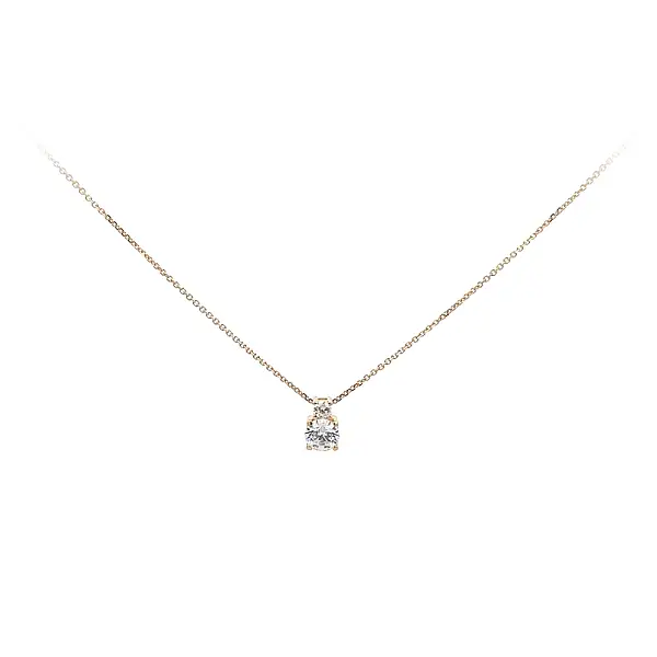 Goldhalskette mit Zirkonen