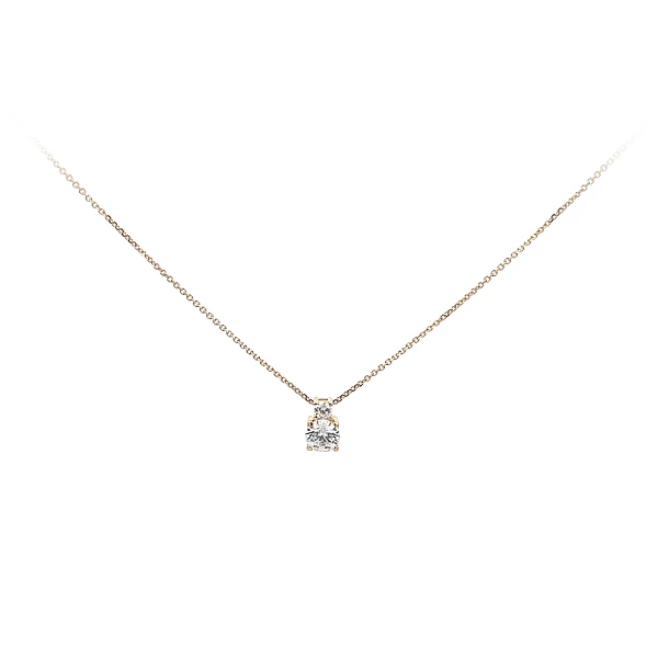 Goldhalskette mit Zirkonen