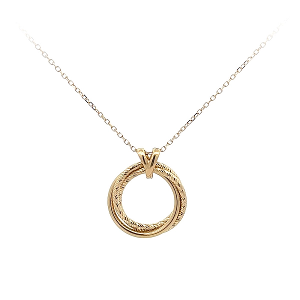 Gold Halskette Kreis