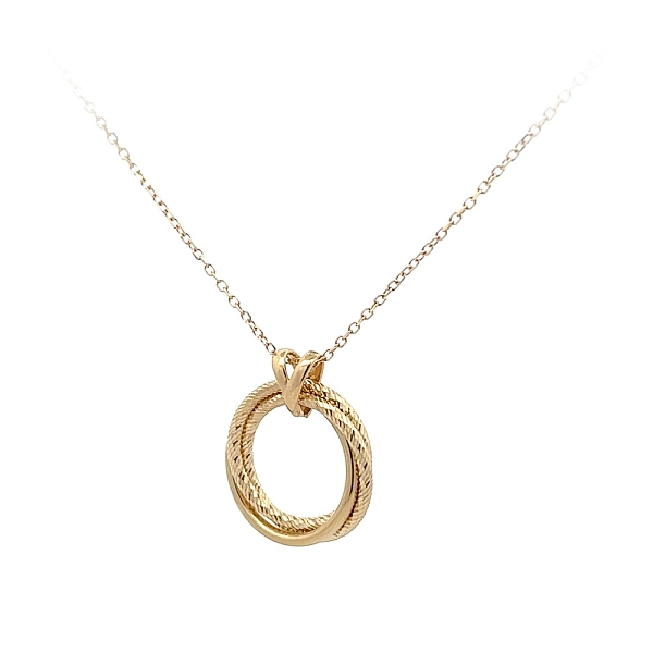Gold Halskette Kreis