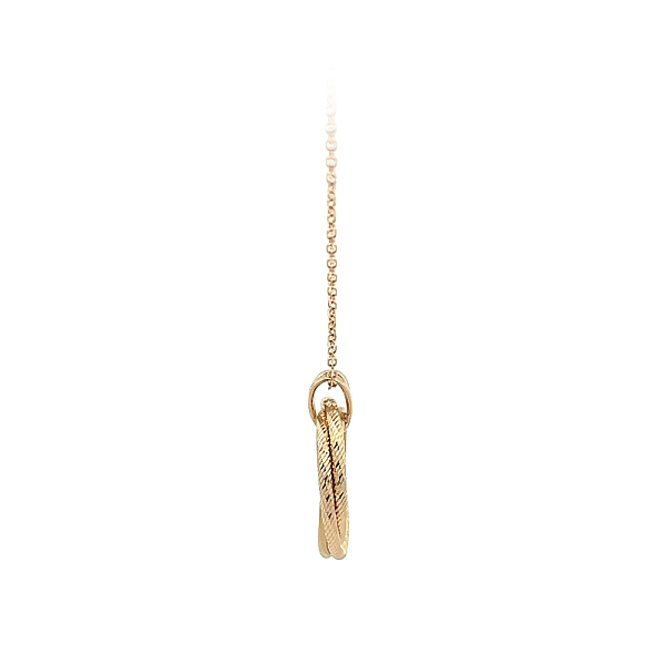 Gold Halskette Kreis