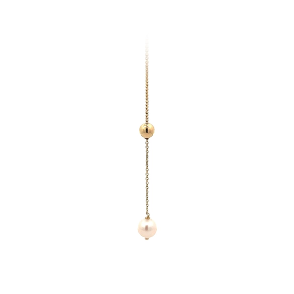 Gold Halskette mit Perle