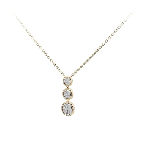 Halskette aus kombiniertem Gold