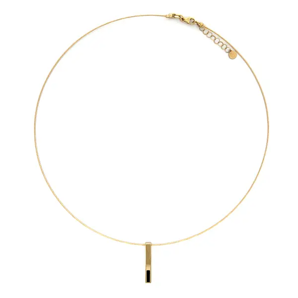 Gold-Halskette mit Emaille