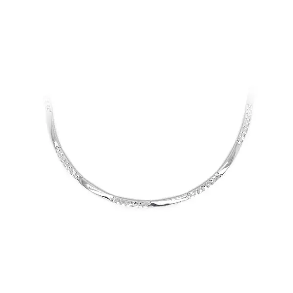 Damen Weißgold Halskette