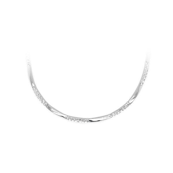 Damen Weißgold Halskette